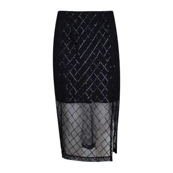 Princess goes Hollywood • zwarte midi rok • 36, Kleding | Dames, Princess goes Hollywood, Verzenden, Zwart, Nieuw