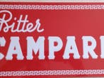 Campari amer - Enseigne publicitaire - Métal