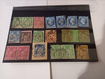 Monde - Lot de Timbres du Monde sur supports( Beaucoup de, Gestempeld