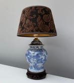Lampe de table - Porcelaine, Bois