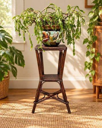 Plantentafel - Bamboe, rotan, Hout, Antiek en Kunst
