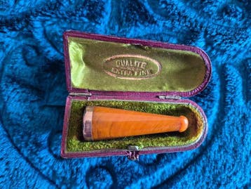 Sans prix de réserve - Fume-cigare - Ambre, Argent -
