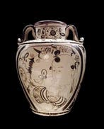 Oud-Chinees - Cizhou-vaas met decor van jongen en bloemen -