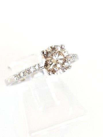 Sans prix de réserve - Bague de fiançailles - 14 carats Or