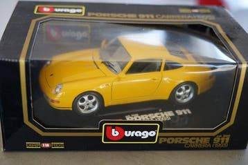 Bburago 1:18 - Model sportwagen - Porsche 911 Carrera (1993), Nieuw