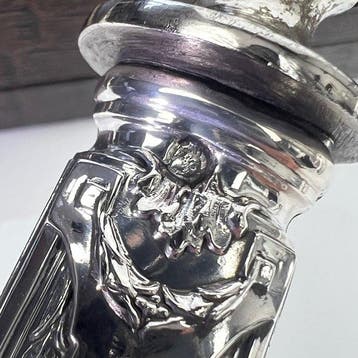 Serveergerei (3) - .950 zilver - 1850-1900 - Snijset voor