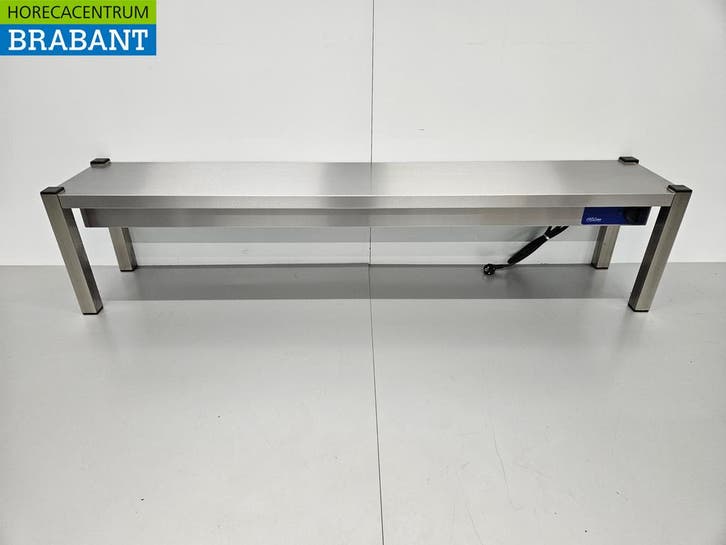 HCB RVS Warmtebrug Warmhoudbrug Verwarmde etagere 160 cm, Zakelijke goederen, Horeca | Keukenapparatuur, Ophalen of Verzenden