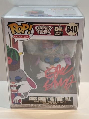 Funko - Funko Pop #840 Bugs Bunny signed by Eric Bauza /w