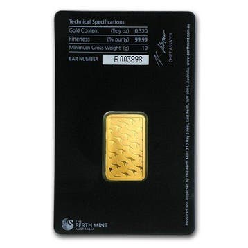 10 gram - Goud .999 - The Perth Mint, 10 Grams Gold Bar, Timbres & Monnaies, Métaux nobles & Lingots