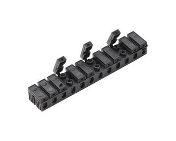 Martin Kaiser 12-Pole Terminal Block 6mm2 With Cover Black -, Bricolage & Construction, Électricité & Câbles, Verzenden