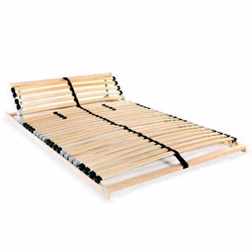 vidaXL Lattenbodem met 28 latten 7 zones 100x200 cm, Verzenden