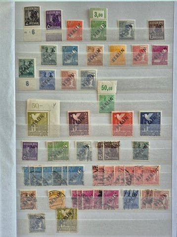 Berlijn 1947/1990 - Duitsland – Berlijn & Saar – Grote, Postzegels en Munten, Gestempeld