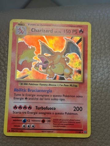 Pokémon - 1 Card - Charizard 11/108 Holo - XY, Hobby & Loisirs créatifs