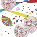 Happy Birthday Tafeldecoratie Set 7 delig, Verzenden, Nieuw