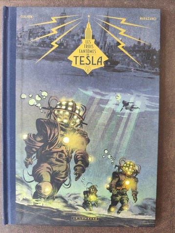 Les trois fantômes de Tesla T1 + dédicace - C - 1 Album -, Livres, BD