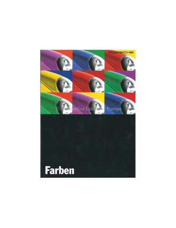 1995 PORSCHE 911 / 928 / 968 KLEUREN & INTERIEUR BROCHURE, Nieuw