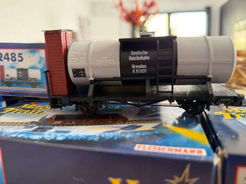 Fleischmann 0e - 2441, 2463, 2485 - Modeltrein (8) -, Hobby en Vrije tijd, Nieuw