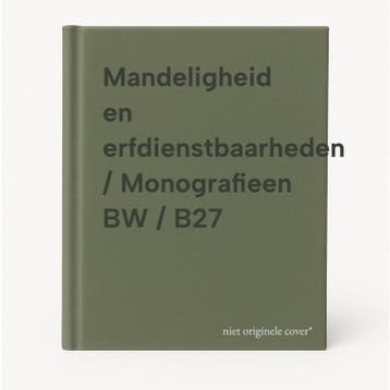 Mandeligheid en erfdienstbaarheden / Monografieen BW / B27, Boeken, Verzenden, Zo goed als nieuw