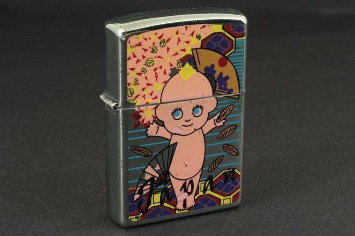 Zippo - Kewpie Graphic Windproof - Zakaansteker - metaal, Collections, Articles de fumeurs, Briquets & Boîtes d'allumettes