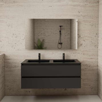 ACTIE BWS Badmeubel | Paris | Antraciet 120 cm | Mat Zwart, Doe-het-zelf en Bouw, Sanitair, Ophalen of Verzenden, Nieuw, Bad