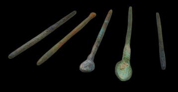 Oud-Romeins verzameling van bronzen medische instrumenten