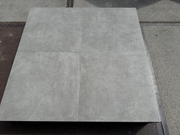 Veiling - 41,04 M2 Keramische Tegel Betonlook Grijs 60x60x3, Jardin & Terrasse, Pavé & Dalles