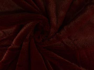 10 meter zachte bont - bordeaux rood - Pluche stoffen, Verzenden, 120 cm of meer, Polyester, Rood
