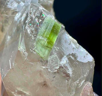 Tourmaline) Kristalcluster - Hoogte: 80 mm - Breedte: 64 mm-