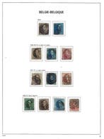 België 1849/1878 - Klassieke periode , Leopold I + II ( davo, Postzegels en Munten, Gestempeld