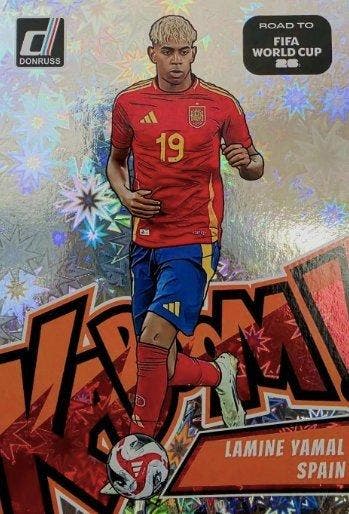 2026 Panini Donruss FIFA Lamine Yamal #12 - KABOOM Jumbo - 1, Nieuw