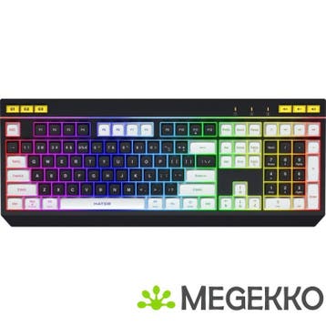 HATOR Icefall Toetsenbord Zwart/Wit, Verzenden, Nieuw