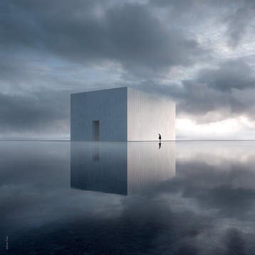 David Law - Monumental Silence VI, Antiek en Kunst