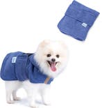 Hondenbadjas - Honden badjas - Ruglengte 40 cm - S - Blauw -, Verzenden, Nieuw