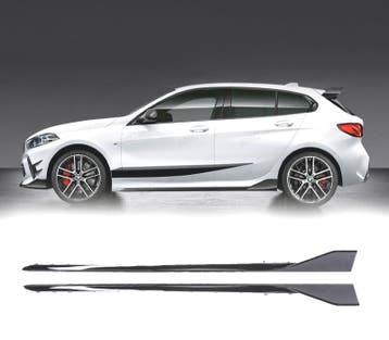 Bas de Caisse Pour Bmw F40 19- Look 135I Noir Mate, Verzenden