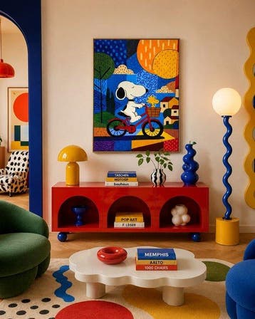 Adri Q - XL - Snoopy: Geometría en Movimiento