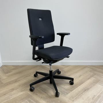 Viasit Linea Mondriaan NPR 1813 bureaustoel, antraciet, Ergonomisch, Gebruikt, Zwart, Bureaustoel