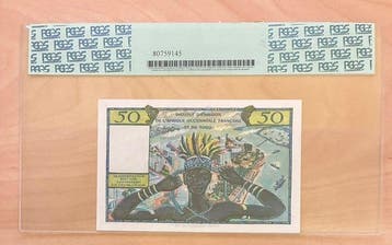 Frans-West-Afrika. - 50 Francs - ND (1956) - Pick 45 (Zonder, Postzegels en Munten