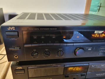 JVC - RX-206 / TD-W204 Hifi-set, Nieuw