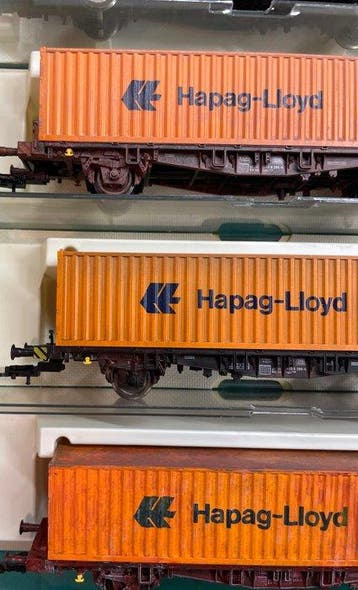 Fleischmann H0 - Ensemble de wagons de marchandises pour, Nieuw