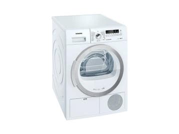 SIEMENS WT47W5W0 - WARMTEPOMPDROGER 8KG A++ - Wit, Verzenden, Zo goed als nieuw