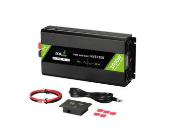 Omvormer 24V Naar 220V/230V - 3000w  - Zuivere sinus, Verzenden, Nieuw