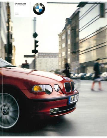 2001 BMW 3 SERIES COMPACT BROCHURE NEDERLANDS, Nieuw