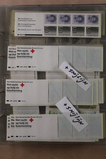 Pays-Bas 1952/2001 - Stock de 3 albums préimprimés Lindner, Postzegels en Munten, Gestempeld