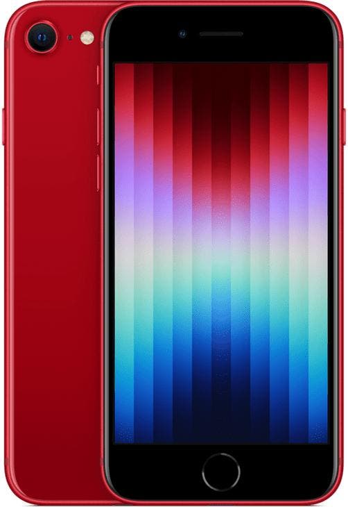 nieuwstaat Apple iPhone SE (model 2022) rood 128GB + 12, Télécoms, Téléphonie mobile | Apple iPhone, Enlèvement ou Envoi