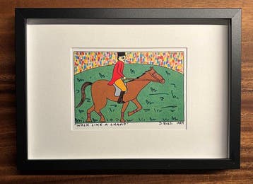 James Rizzi (1950-2011) - Walk Like a Champ