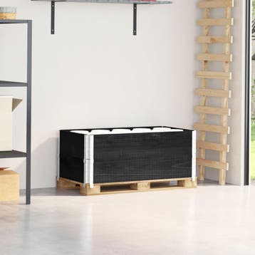 vidaXL Palletopzetranden 2 st 100x50 cm massief grenenhout, Verzenden