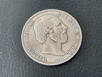 Nederland. Willem III. 1 Gulden 1851 (Zonder minimumprijs), Postzegels en Munten, Munten | Nederland