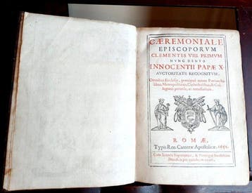 Pope - Caeremoniale Episcoporum Clementis VIII... Catholic
