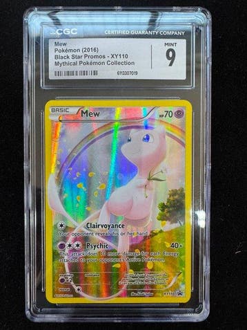 Pokémon - 1 Graded card - Mew Promo card - CGC 9 - XY