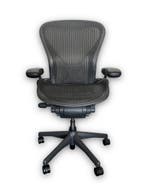 Herman Miller Aeron Full Option Incl. PostureFit (Maat B), Verzenden, Zwart, Zo goed als nieuw, Bureaustoel